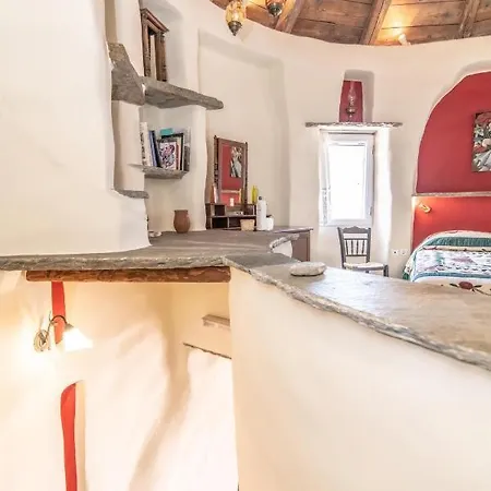 Old Windmill In Village