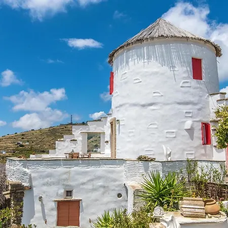 Old Windmill In Village