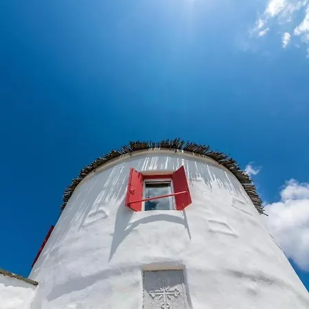 Nyaraló Old Windmill In Village