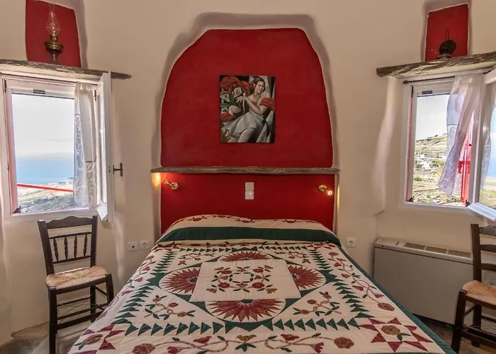 Old Windmill In Village